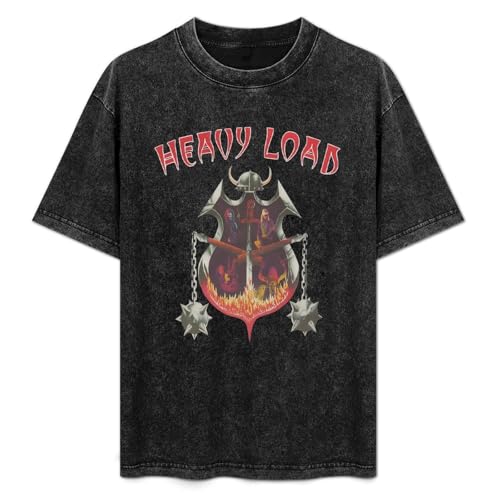 Heavy Load Shirt Heavy Metal Power Men's T-Shirt Graphic Shirts Unisex Black Tee 3XL