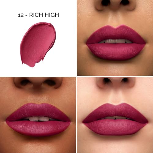 Image of Colors Queen Color It All Long Lasting Crayon Lipstick | Up to 18 Hours Stay | Creamy Matte Finish | Waterproof & Light Weight| Smudge Proof & Non-Transferable | Lipstick for Women (Rich High,3.5g)