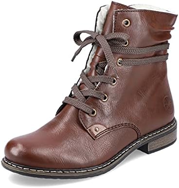 Rieker Damen Schnürstiefel 71229, Frauen Stiefel