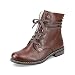 Produktbild Rieker Damen Schnürstiefel 71229, Frauen Stiefel,uebergangsstiefel,uebergangsschuhe,schnürboots,halbstiefel,schnürung,Women's,braun (22),39 EU / 6 UK