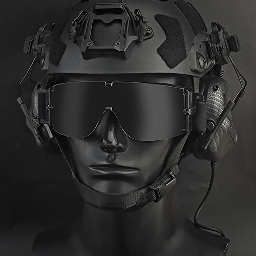 Doxiglobal Airsoft Goggles Tactical Safety Goggles Anti Fog Uv Glasses With 3 Color Lenses Eye Protection For Paintball Shooting Hunting Cycling Military #TOP1