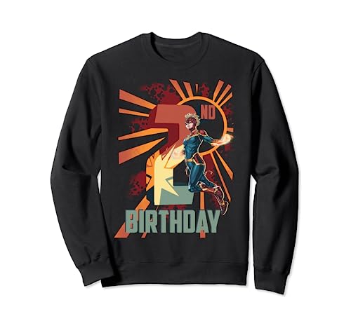 Sweatshirt Captain Marvel 2nd Birthday pour fête et goûter