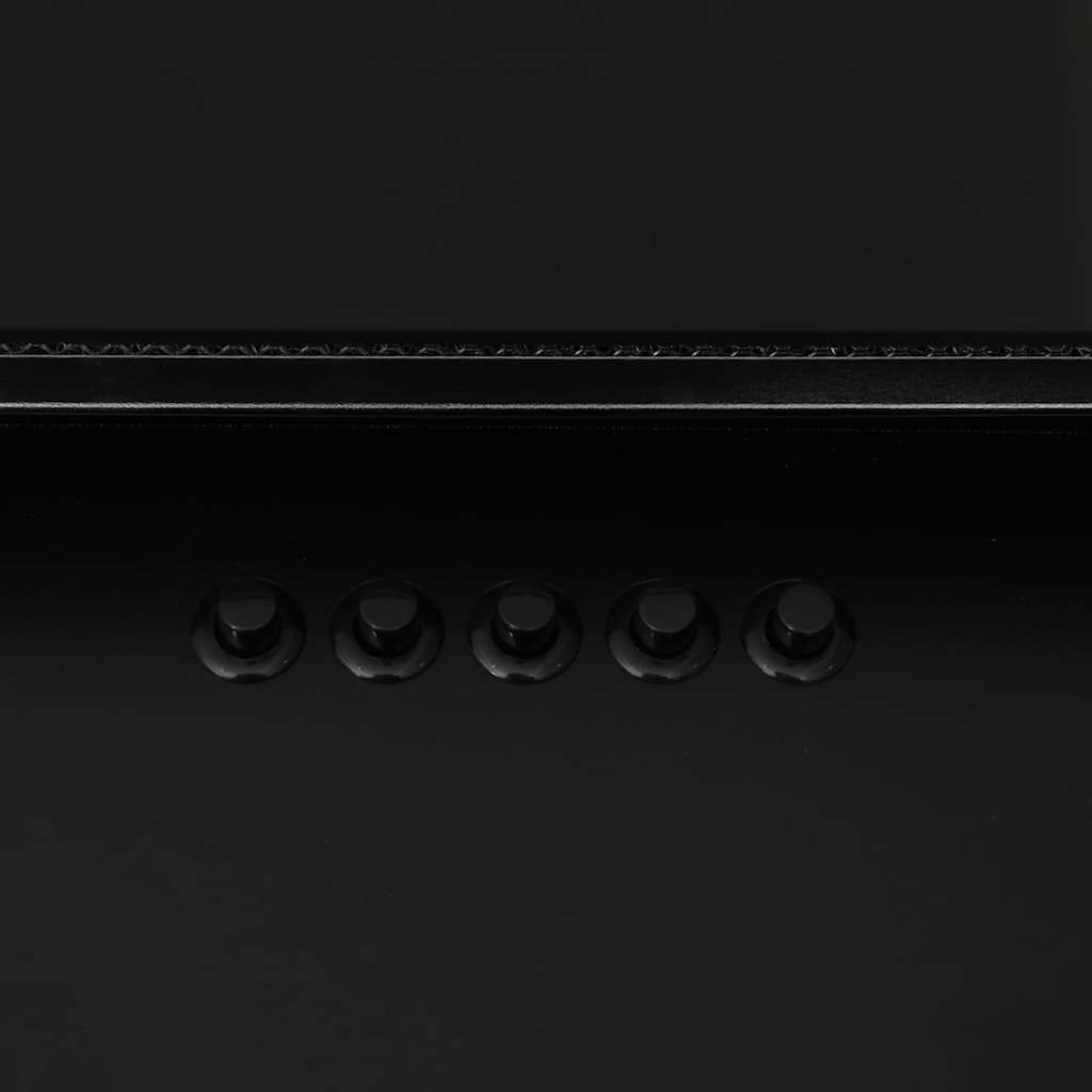 Campana extractora de 90 cm, acero inoxidable, cristal templado, negro, con 3 niveles de velocidad e iluminación LED para cocina, montaje en pared, aire de escape silencioso, filtro de grasa