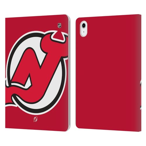 Étui portefeuille New Jersey Devils NHL compatible iPad Air 11 pouces cuir véritable