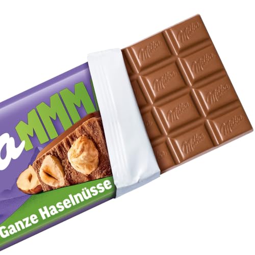 Milka MMMAX Ganze Haselnüsse Tafelschokolade, 250 g – Ansicht 2