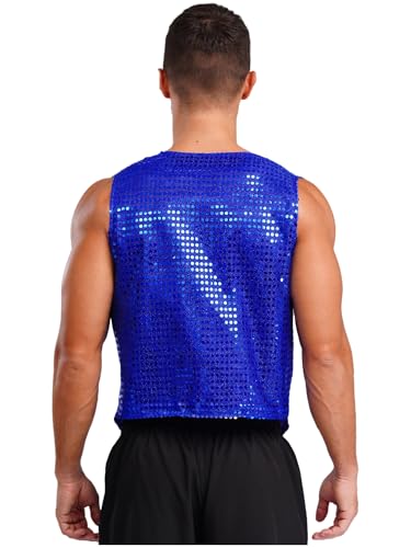 YiZYiF Men Shiny Sequins Vests Glitter Waistcoat Party Dress Vest Wedding Nightclub Stage Gilet Suit2