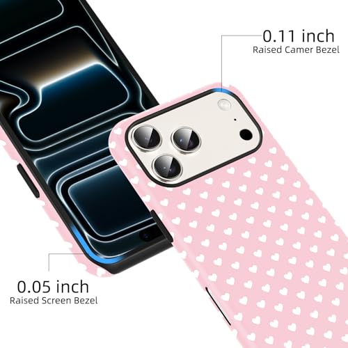 Coque antichoc iPhone 17 Pro Max rose MagSafe antichoc 2 couches - 5
