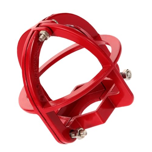 COOLHIYA Protezione Antincendio per Testa Irrigatore in Metallo Rosso Scudo Protettivo Smontaggio Copertura Residenziale Robusta e Durevole per Sprinkler