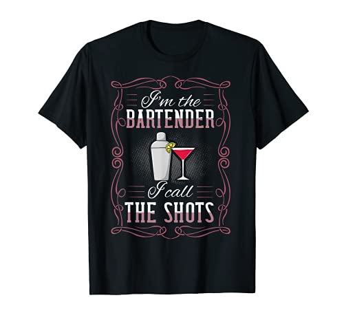 Barman Shaker Mixing Cocktail Bartender T-Shirt
