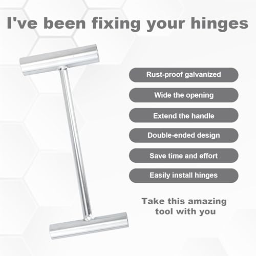 Neuer Scharnierspalt Einstellschlüssel, 23-25 mm Professionelles Türscharnier Einstellwerkzeug Verstellbarer Türscharnier Reparaturschlüssel für Brandschutz Reinraum Sicherheitstüren (Groß)