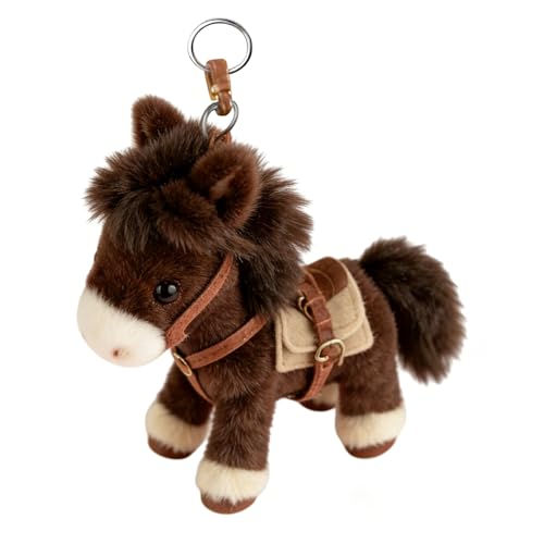 Llavero de peluche – Año del Caballo 2026 Colgante de Bolso, Encantador Peluche Suave | Llavero versátil y accesorio decorativo para mochila, colgante de caballo para cartera, viajes,