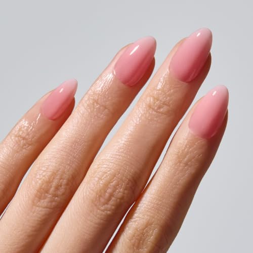 ohora Gel Press On Nails | Pink, Ombre, Medium Oval | Blush Pink