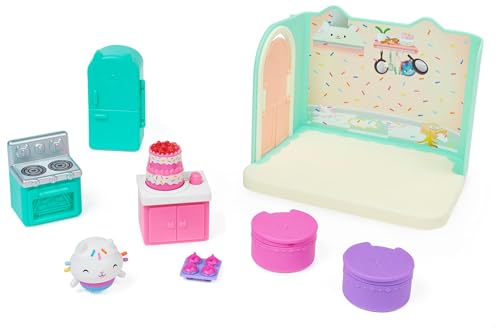 Gabby et la Maison Magique - Gabby's Dollhouse - PLAYSET DELUXE - Pièce De Jeu Avec 1 Figurine Et Accessoires - Dessin Animé Gabby Et La Maison Magique - Jouet Enfant 3 Ans et + - Modèle Aléatoire