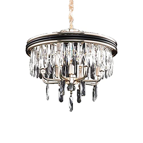 Chandelier en cristal E14 de luxe au design de créateur rond