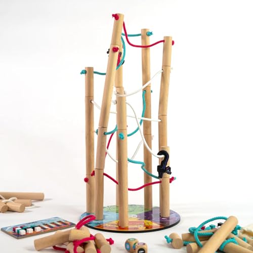 Image of Nekojima | Avoid Mischievous Cats While Carefully Building a Japanese Power Grid | Stacking and Weaving Dexterity Game | Fun Family Game for Kids and Adults Ages 8 and Up | 1 to 5+ Players | 15 Min
