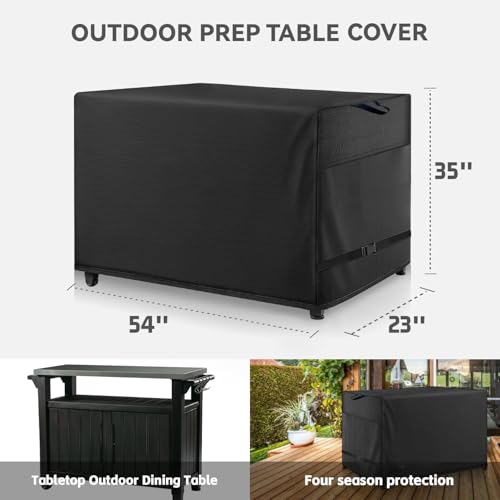 Wnanan Outdoor Dining Cart Cover for Keter Unity XL Portable Cabinet Bar by Wnanan - Used condition - Image 2