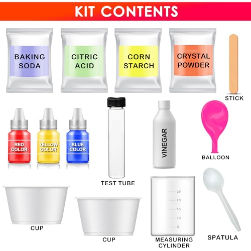 Kit4Curious® Science Chemistry Experiment Kit -Birthday Gift for Boys Girls, Smart Learning STEM Educational Lab Toy for 6-14 Year Olds