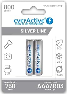 everActive Silver Line AAA Akku 2er Pack