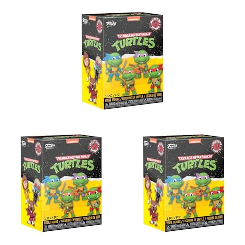 Funko Mystery Mini - Teenage Mutant Ninja Turtles - (Teenage Mutant Ninja Turtles (TMNT)) - 1 Of 12 To Collect - Styles Vary - Tartarughe Ninja - Figura in Vinile da Collezione - Idea Regalo