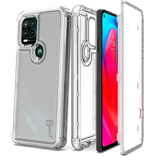 CoverON Full Body Armor Designed for Motorola Moto G Stylus 5G Phone Case, Military Grade Drop Resistant Clear Triple Layer Cover - Clear CoverON Full Body Armor Designed for Motorola Moto G Stylus 5G Phone Case, Military Grade Drop Resistant Clear Triple Layer Cover - Clear