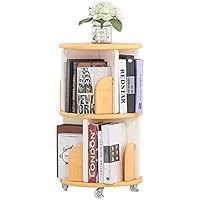 Amazon.co.jp: 書架 新型 360度回転本棚 回る本棚 プラスチック