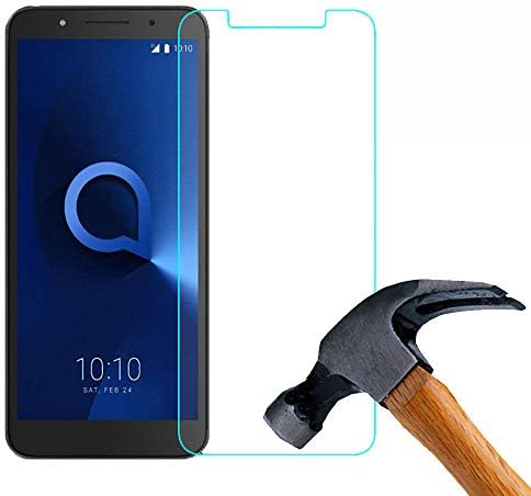 Mobile Stuff Alcatel 1 Screen Protector [2 Pack], Alcatel 1 glass screen protector, [Anti-scratch] [Anti-Bubble] Tempered Glass for Alcatel 1 [5.0" Inch]