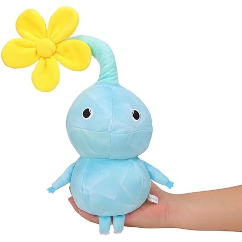 Vadkind Pikmin Plush, 11.8inch Ice Pikmin Plushies Toy for Game Fans Gift, Cute Stuffed Animal Doll for Kids Boys and Girls Cover