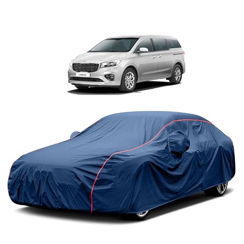 Image of Heavy-Duty Car Cover for Compatible with Kia Carnival (2020 to 2025 All Models) Deluxe Car Protection Cover ? Waterproof & UV-Resistant All-Season Exterior Protection
