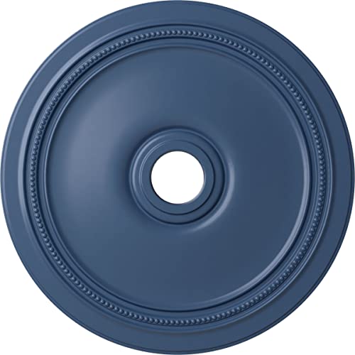 Image of Ekena Millwork CM24DIAMF Diane Ceiling Medallion, 24 inchOD x 3 5 /8 inchID x 1 1 /4 inchP (Fits Canopies up to 6 1 /4 inch), Hand-Painted Americana