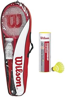 Wilson Badminton Set, Unisex, Incl. Four Rackets