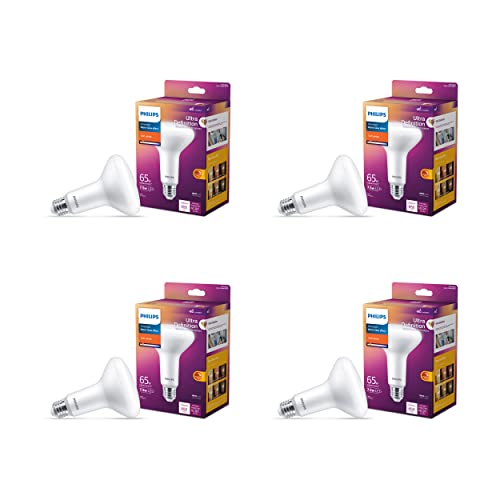 Image of Philips LED Flicker-Free Frosted Dimmable BR40 Light Bulb - EyeComfort Technology - 800 Lumen & Flicker-Free Frosted Dimmable BR30 Light Bulb - EyeComfort Technology - 650 Lumen
