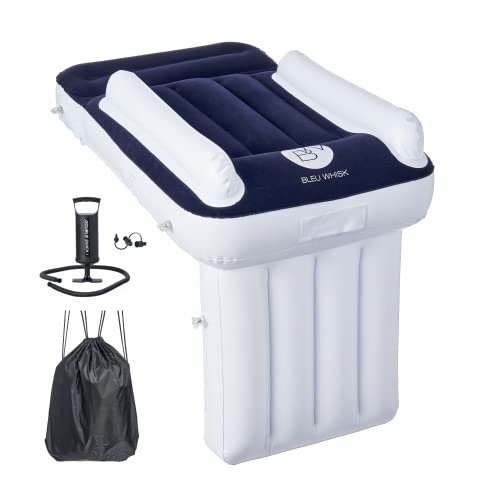BleuWhisk Inflatable Airplane Bed for Toddler Travel Air Mattress for