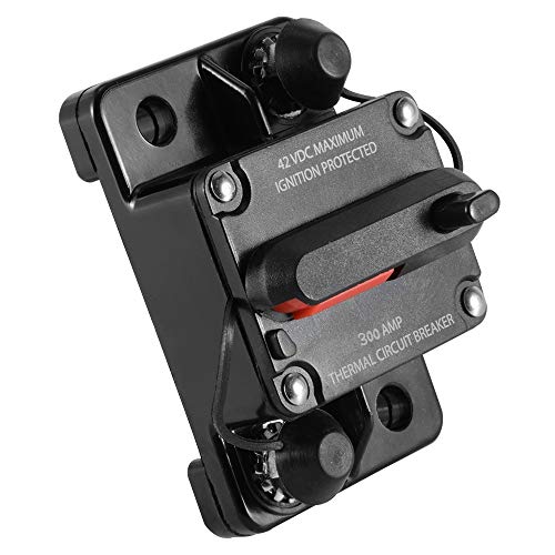 ANJOSHI 300A Circuit Breaker 50-300 Amp with Manual Reset Inline Stereo Audio Panel Mounting Replacement Fuse for Overload Protection, Waterproof - Thumbnail 2