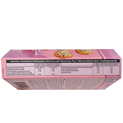 Image of Meiji Hello Panda Biscuits with Strawberry Flavoured Filling (Pack of 6X47g)| Bite Sized Biscuits filled with Strawberry flavoured Cream