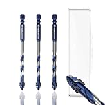 WojBear 3 PCS 8mm Masonry Drill Bits Set, YG6X Tungsten Carbide Drill Bit for Masonry, Concrete, Marble, Brick, Tile, Wood, Glass, Plastic（8,8,8mm）