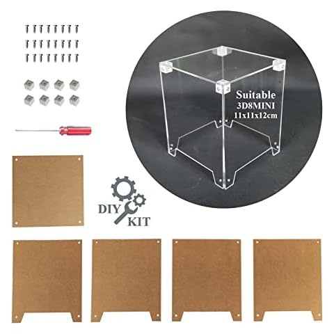 iCubeSmart Mini 3D Led Cube DIY Electronics Kit Soldering Project Kit (3D8MINI-CASE-5PS) Cover