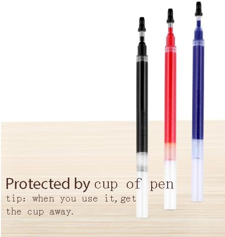 Miniatura 9 de Baoke PS1920 Recambio de tinta medio 1.0MM, repuestos de bolígrafo con escritura suave (negro)