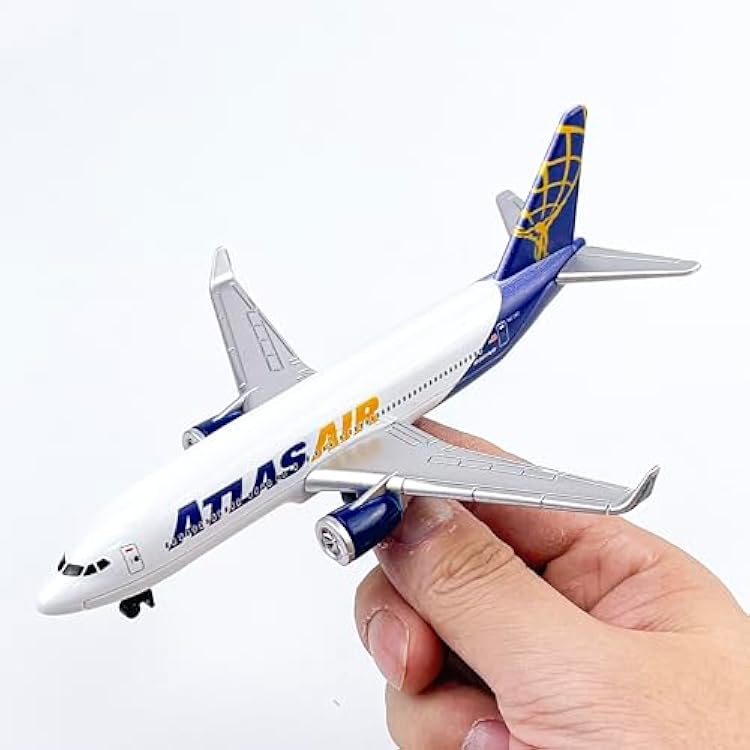 Airplane Model, Atlas Planes Die-cast Metal Aircraft Suitable for Collection and Desktop Decor