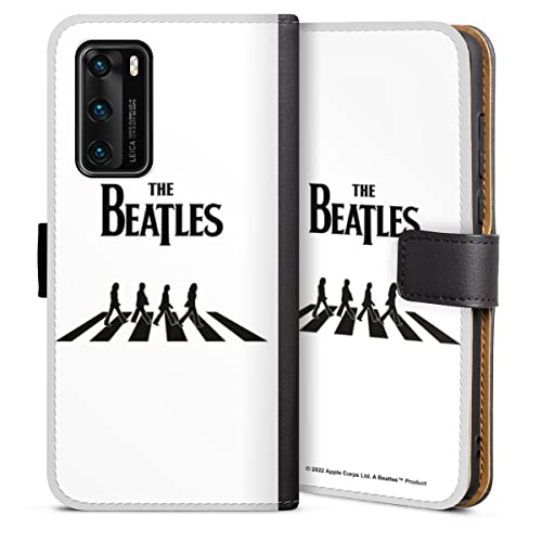 DeinDesign Etui Compatible avec Huawei P40 Etui Folio Etui magnetique The Beatles Abbey Road Musique - Les Beatles, Paul McCartney, John Lennon, RIngo Starr, George Harrison DeinDesign Etui Compatible avec Huawei P40 Etui Folio Etui magnetique The Beatles Abbey Road Musique