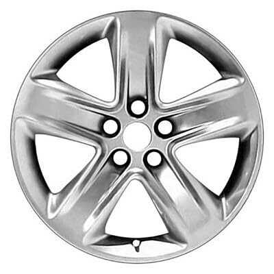 18x7.5 Aluminum Wheel Rim 5-Spoke Silver - Factory Restored Compatible