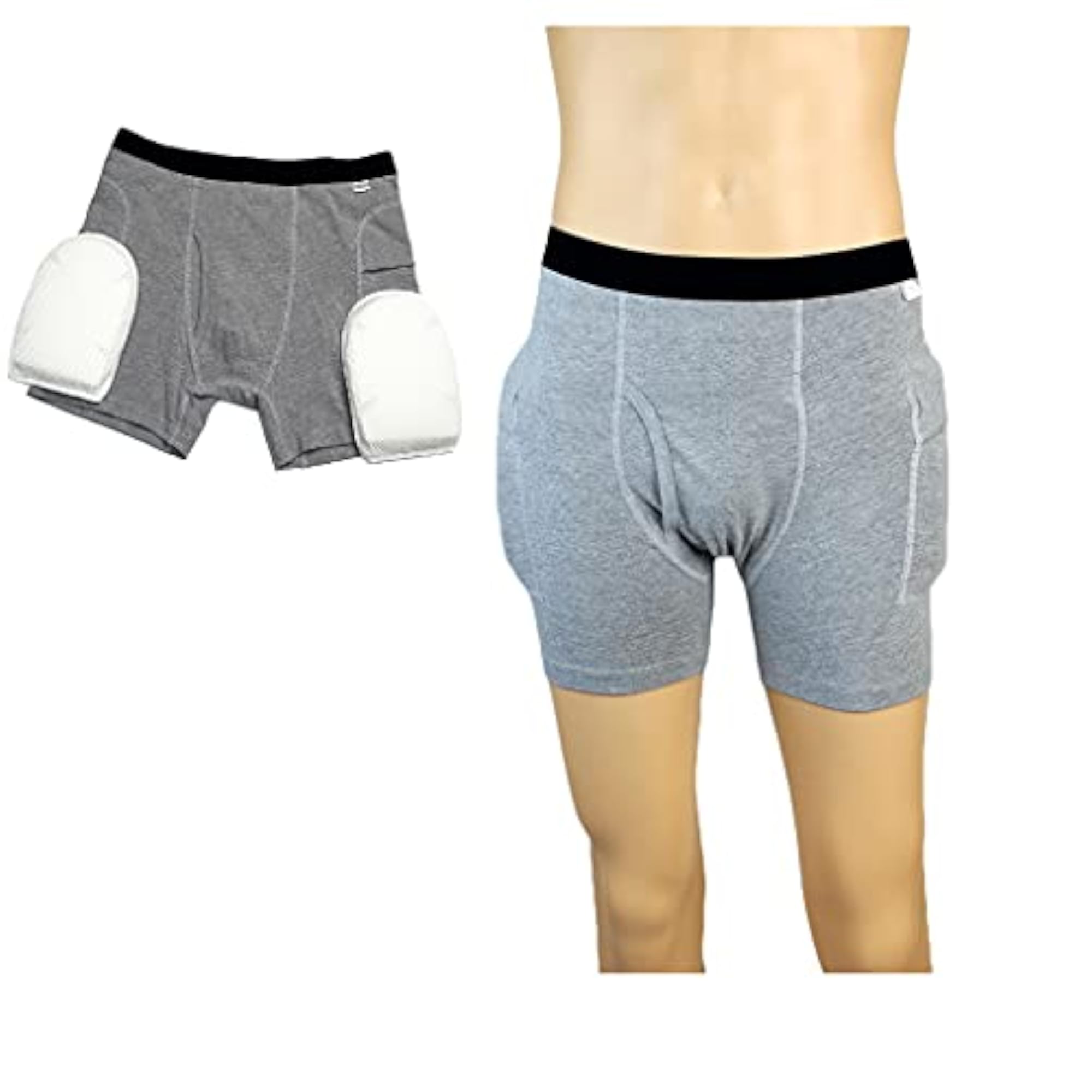 Men's Hip Fractures Protector Pants Support Shield