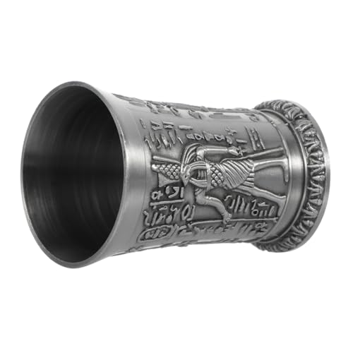 TIDTALEO Copa De Vino De Estilo Egipcio Decoración De Centro De Mesa Decoración De Limón Decoración De Manos Decoraciones De Cóctel Para Bebidas Decorativo Silver Aleación De Zinc