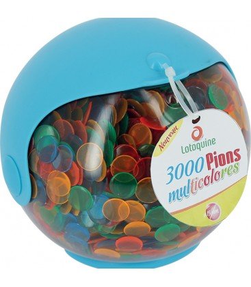 Boîte Casque avec 3000 Pion Bleu BC3LX0