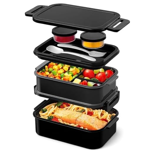 WayEee Lunchbox voor volwassenen, 2130 ml, groot volume, bento box, lekvrij, broodtrommel voor volwassenen, BPA-vrij, voor kantoor, school (zwart)