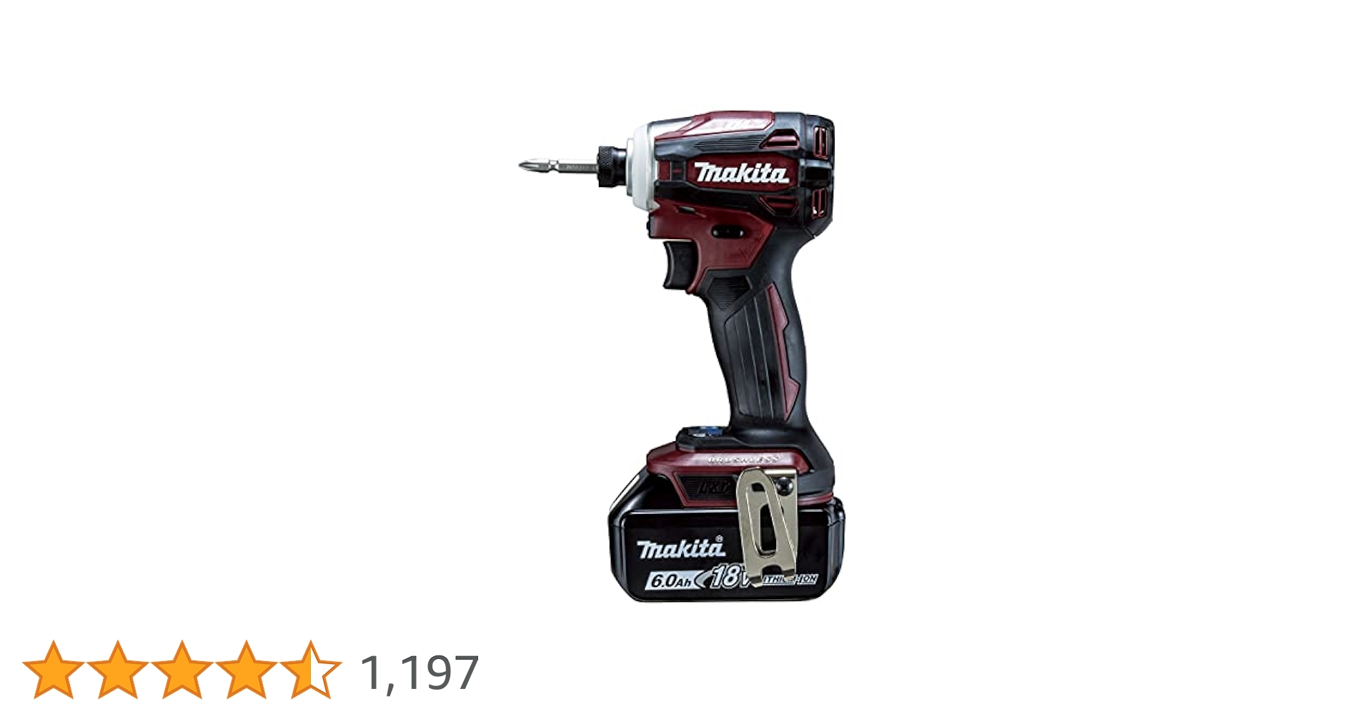 Makita - マキタ18v インパクトドライバー TD172DGX AR【新品・送料無料】 マキタ TD172DGXAR 18V-6.0Ah充電式インパクトドライバ