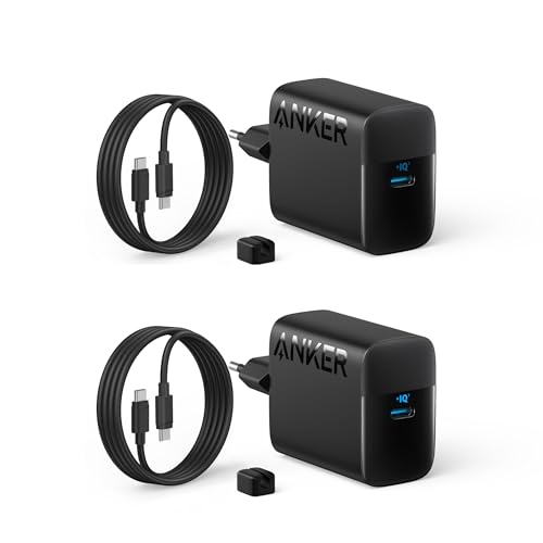 Anker Chargeur USB C Rapide 45 W,Chargeur iPhone Samsung Charge Rapide avec câble USB C,Compatible...
