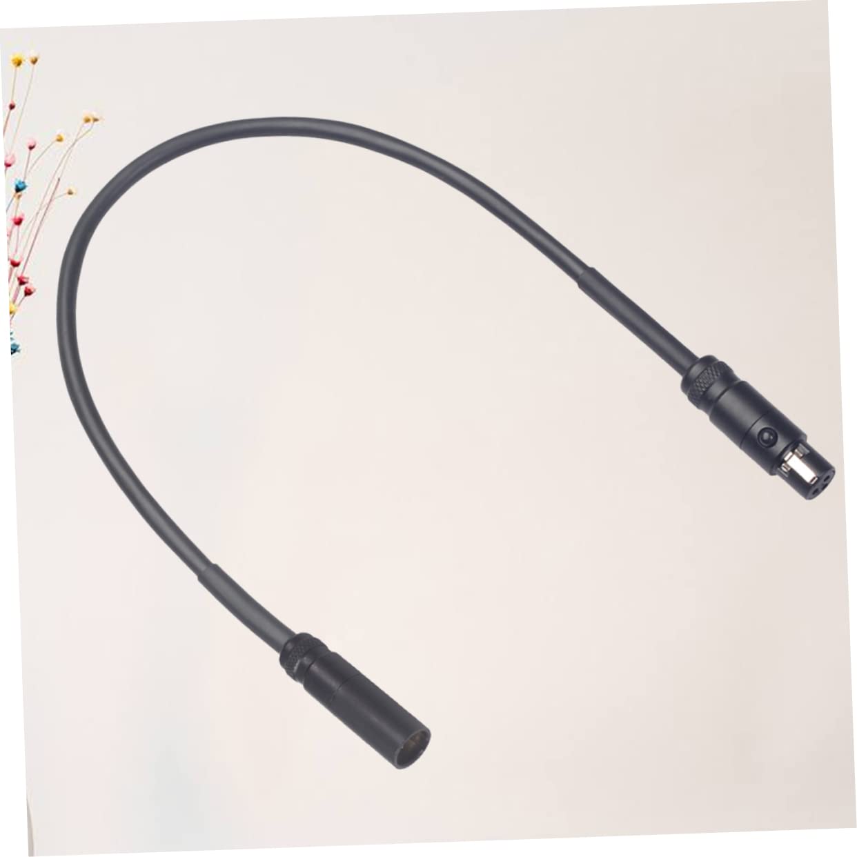 3 Stücke 0 3 M Mini Männlichen Zu Weiblichen Verlängerung Kabel High-fidelity Abschirmung Schwarz Für