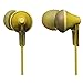 Produktbild Panasonic RP-HJE125E-Y In-Ohr-Kopfhörer (Drei Paar Pass-Stücke, 10-24.000 Hz, 1,1 m Kabel) gelb