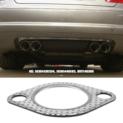 SG Store 2 szt. uszczelka wydechowa samochodu 18301436334 kompatybilna z BMW 3er E46 5er E39 Z3, 18301440183