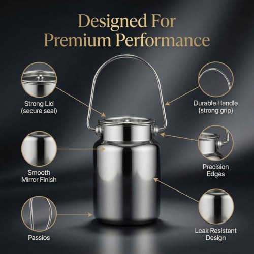 Image of Chakmak Rose Barni (2 Litre) | Premium Food Storage Container | Airtight Kitchen Storage Jar | Multipurpose Container for Dry Fruits, Snacks, Pulses, Grains & Kitchen Essentials